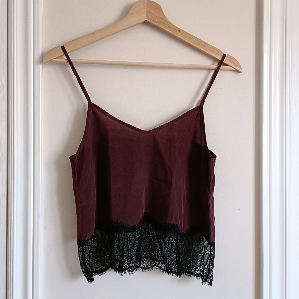 Aritzia Wilfred Chimere Cami 100% Silk